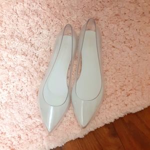 Clear womens flats